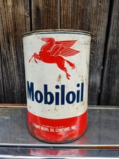 Vintage mobiloil qt. for sale  Drums