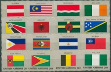 Usado, UNO New York 1982 Flaggen der Mitgliedsstaaten 397/12 postfrisch comprar usado  Enviando para Brazil