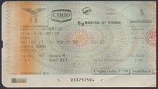 Biglietto stadio ticket usato  Roma