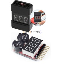 1-8S BX100 2 In1 Lipo Li-ion Bateria de baixa tensão Testador Buzzer Alarme Dual Speak comprar usado  Enviando para Brazil