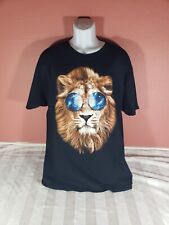 Usado, Camiseta Galaxy Alpha Lion óculos aviador preta viagem espacial intergaláctica GG comprar usado  Enviando para Brazil