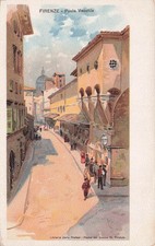 Cartolina illustrata firenze usato  Lugo