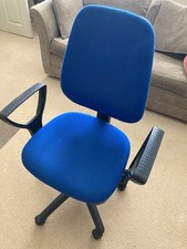 Blue office chair for sale  STANSTED