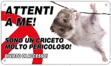 Cartello segnaletico attenti usato  Acate