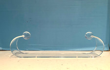 Antigo. MOD LUCITE/PLEXIGLASS SUPORTE DE PAPEL TOALHA, MONTAGEM NA PAREDE, TENSÃO CARREGADA MCM comprar usado  Enviando para Brazil