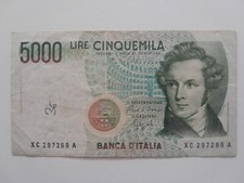 Lire 5000 bellini usato  San Prospero