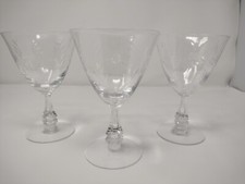 Vintage etched crystal for sale  Dana Point