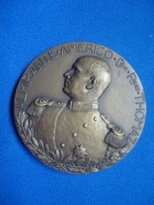 MEDALHA DE BRONZE PORTUGUESA SALAZAR TIME AMERICO THOMAZ VISIT ANGOLA 1963 comprar usado  Enviando para Brazil