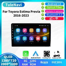 Rádio de carro multimídia reprodutor de vídeo navegação GPS automática para Toyota Estima Previa comprar usado  Enviando para Brazil