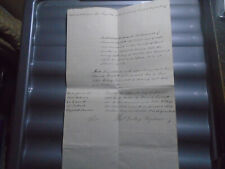 Sandwich Ash Dover 1817 antiguo última voluntad y documento de testamento Thomas Laslett segunda mano  Embacar hacia Mexico