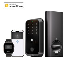 LNDU Smart Door Lock Impressão Digital Deadbolt Teclado Apple Home Kit APP Senha NFC comprar usado  Enviando para Brazil