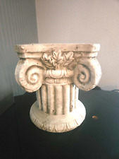 Pedestal Athena Corinthian 11,5" de altura base pedestal de jardim, usado comprar usado  Enviando para Brazil