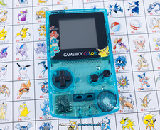 ☆CONSOLE PORTÁTIL NINTENDO GAME BOY COLOR POKEMON TEMÁTICO AZUL OCEANO 1998☆ comprar usado  Enviando para Brazil