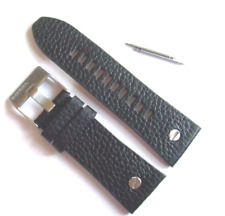 Pulseira de relógio DIESEL original pulseira de couro preta 28 mm comprar usado  Enviando para Brazil
