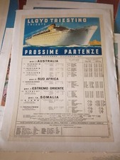 Manifesto poster pubblicitario usato  Torino