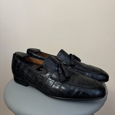 Santoni crocodile mens for sale  Aledo
