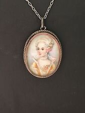 Miniature peinte argent d'occasion  Saumur
