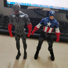 2 peças brinquedos bonecos de ação Marvel Avengers Captain American & Ultron 3,75" comprar usado  Enviando para Brazil