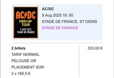 Place concert acdc d'occasion  Ham-sous-Varsberg