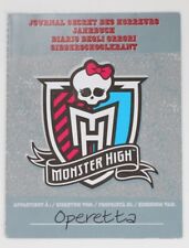 Monster High Operetka Lalka Akcesoria Paszport Książka zastępcza 2011 na sprzedaż  PL