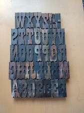 Stunning wooden letterpress for sale  LONDON