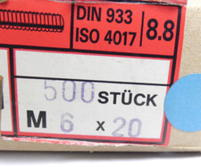 500 stück sechskantschraube gebraucht kaufen  Gettorf