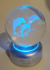Bola de cristal 3D luz noturna com suporte 7 cores mudança para crianças DOLPHIN70  comprar usado  Enviando para Brazil