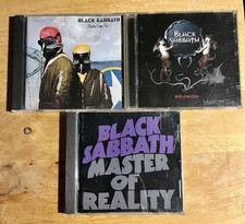 3 Black Sabbath CDs Master Of Reality 1971 Never Say Die 1978 Reunion 1998 (2CD) comprar usado  Enviando para Brazil