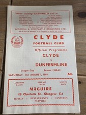 Clyde dunfermline 31st for sale  DUNBAR