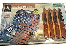 22 peças Conjunto de churrasqueira Deluxe comprar usado  Enviando para Brazil
