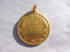 Medaglia tipografia torinese usato  Viu