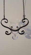 Wandkerzenhalter metall glas gebraucht kaufen  Bergen