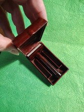Barbeador de segurança vintage brilhante baquelite jubarte com estojo (raro) comprar usado  Enviando para Brazil