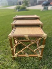 Vintage bamboo rattan for sale  Ankeny