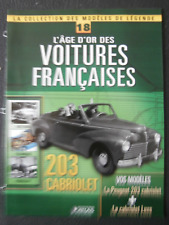 Fascicule peugeot 203 d'occasion  Calonne-Ricouart