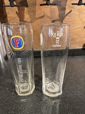 Fosters pint glasses for sale  DUNSTABLE