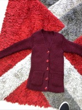 Cardigan knitted chunky for sale  LONDON