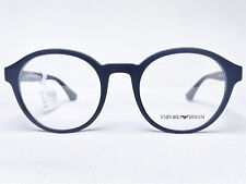 NOVA Armação de Óculos Redonda Emporio Armani EA3163 5042 Masculina Preta Fosco 51/21 comprar usado  Enviando para Brazil