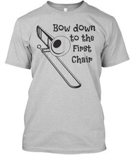 Camiseta Trombone Bow Down to the 1st Chair feita nos EUA tamanho P 5XL comprar usado  Enviando para Brazil