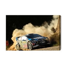 Obraz na płótnie Rajd samochodowy Fotografia Drift  Premium Canvas na sprzedaż  PL