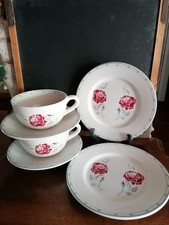 Duo tasses soucoupes d'occasion  Saint-Julien-de-Concelles