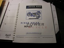 LIVRO DE PROGRAMA DE SUPINO DE BANCADA CRÍTICO DE MUSCULAÇÃO comprar usado  Enviando para Brazil