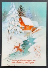Cartolina natalizia paesaggio usato  Ragalna