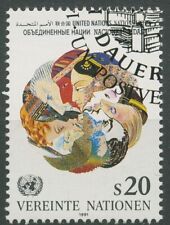 UNO Wien 1991 Freimarke Gesichter 116 gestempelt comprar usado  Enviando para Brazil