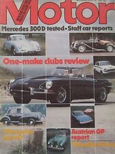 Motor magazine august for sale  DARWEN
