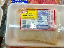 Salted pork fatback for sale  Rocky Mount