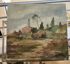 Dipinto olio legno usato  Valdagno