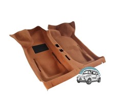 Moquette Intera colore OCRA In velluto Fiat 500 L d'epoca alta qualità 1 zerbino na sprzedaż  Wysyłka do Poland