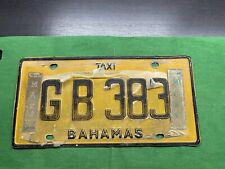 Bahamas taxi license for sale  Justin