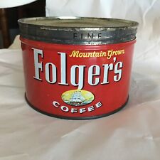 Vintage folger coffee for sale  Deer Park